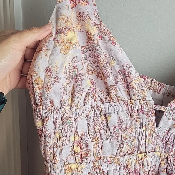 UO Harmony Flouncy Mini Dress-Size Large - Picture 12 of 17